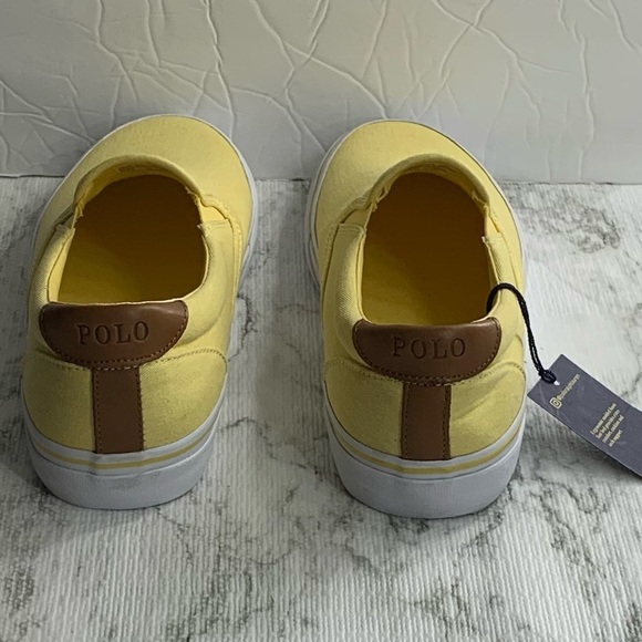 Polo Ralph Lauren Thompson Yellow Casual Slip on - Picture 9 of 11